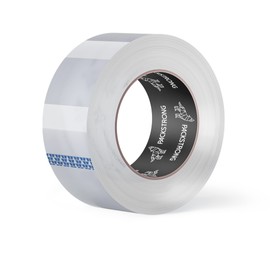 Packstrong Industrial Grade Clear Packing Tape (6 Rolls) - Extra Strong - 110 Yards per Roll - 2" Wide x 3.1 mil Thick, Acrylic Adhesive Heavy Duty Tape for Box Office Moving Packaging Shipping