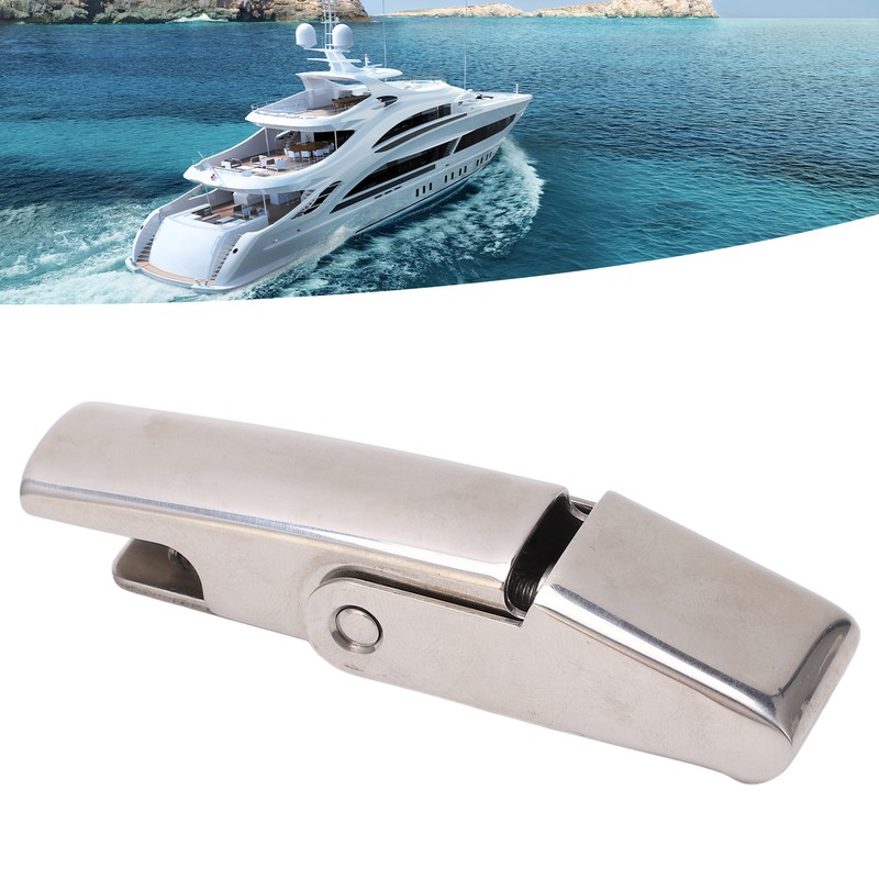 Boat Latch Stainless Steel Clamp Lock Firm Locking Heavy Duty