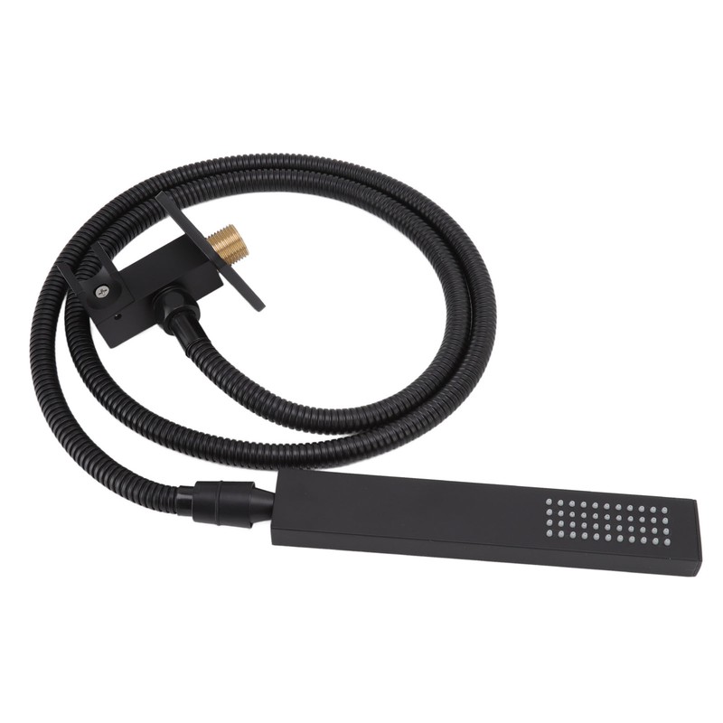 Wall Mounted Shower Set Black High Pressure Shower Head with