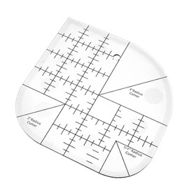 Curved Corner Cutter Ruler - Quilting Templates - Sewing Ruler - Corner Cutter - Multifunctional Sewing and Patchwork Tools - DIY Sewing Supplies - Suitable for Quilting Crafts