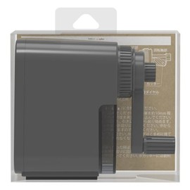 Nakabayashi DPS-H401BK Manual Pencil Sharpener, Mini, Black
