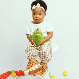 12 "Kawai Duck Plush Pillow Fruit Stuffed Toys Plush Toys Embrace Super Soft Toys (Green)