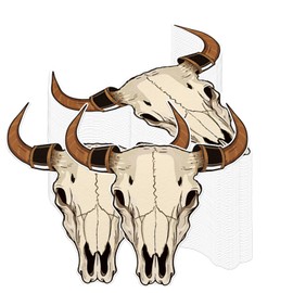 100 PCS Western Cowboy Napkins Cowboy Party Paper Napkins Western Long Horn Cow Paper Napkins Rodeo Bull Skull Dessert Napkins for Cowboy Themed Party Supplies Birthday Dinner Table Decor