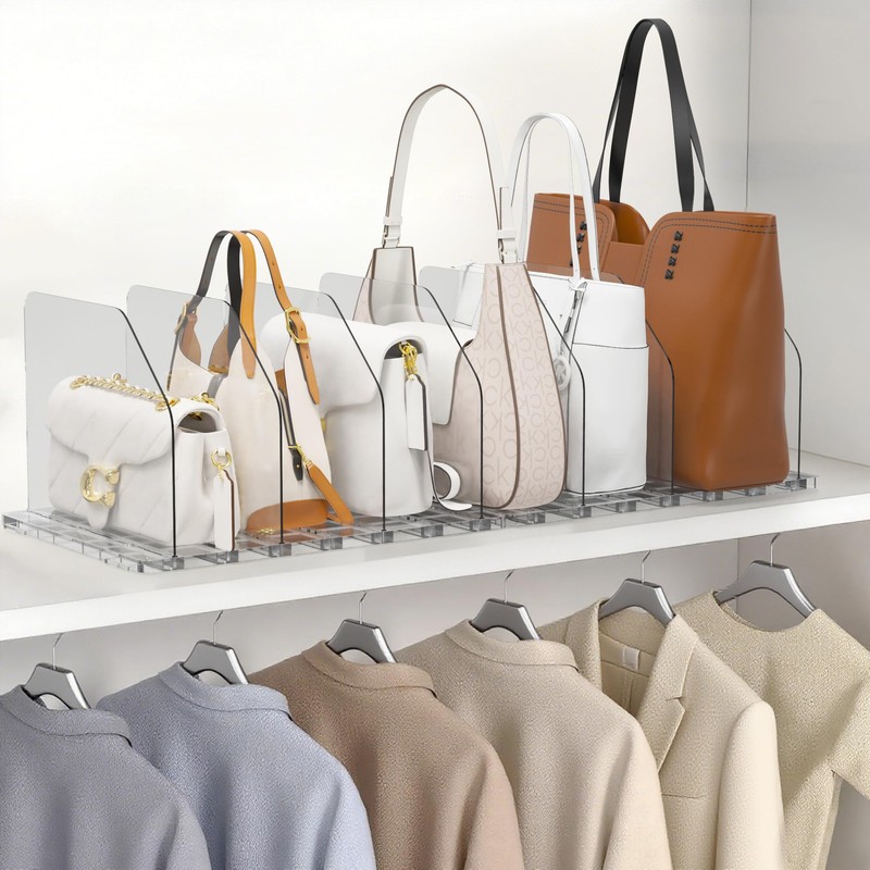 DGFCK Bag & Purse Organizer for Closet, 4 Sets Adjustable