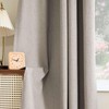 H.VERSAILTEX Linen Look 100% Blackout Curtains 84 Inches Long for