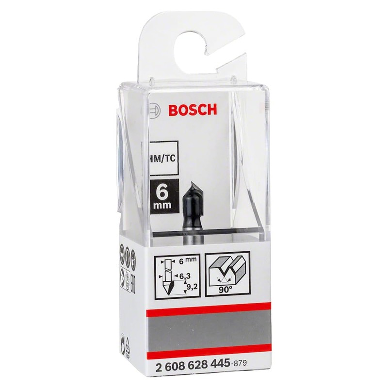 Bosch 1 x Pro V-Groove Cutter (for Softwood, Hardwood, Diameter