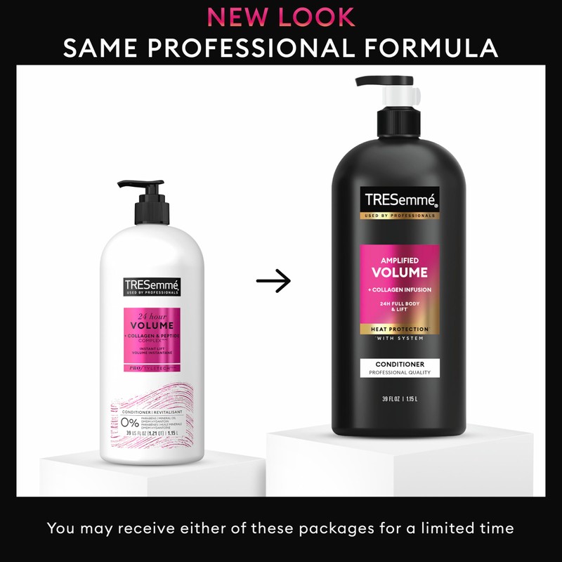 TRESemmé 24 Hour Volume Conditioner with Pump For Fine Hair