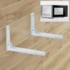 Hovico Foldable Stretch Shelf Rack Wall Mount Kitchen Microwave Oven