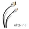 Cable Micro Hdmi A Hdmi Ultra Delgado, De 1.8m |