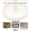 Standing Kitchen Roll Holder - Ceramic Base, Easy Care -
