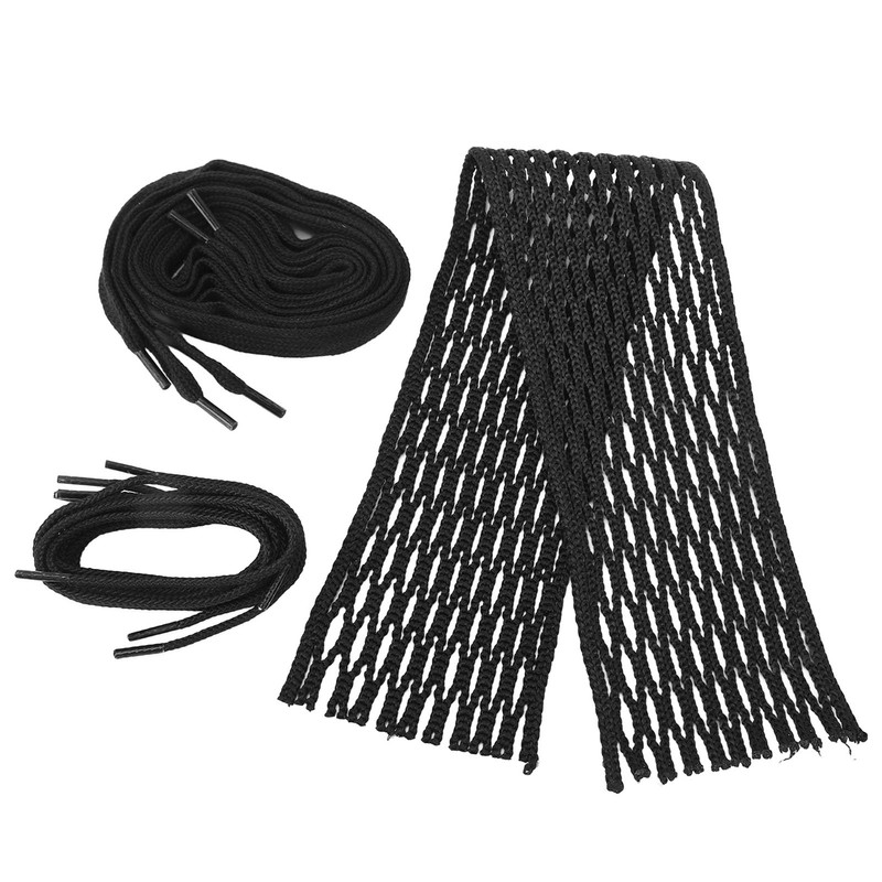 String Lacrosse Mesh Kit,Durable Nylon Lacrosse Mesh Piece Woven Stringing