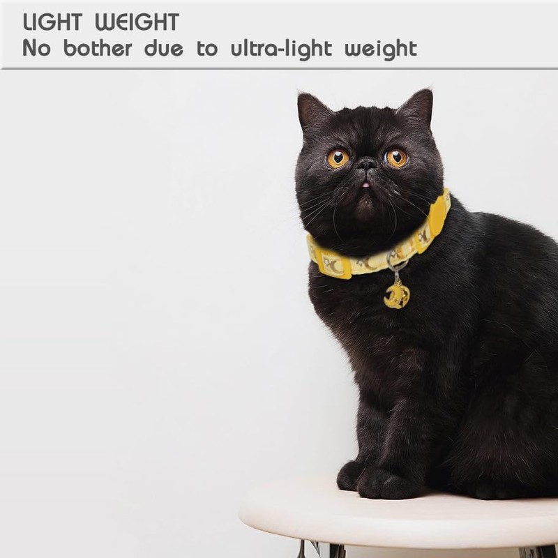 Yizepet Breakaway Cat Collar with Bell, 4 Pack Safety Adjustable