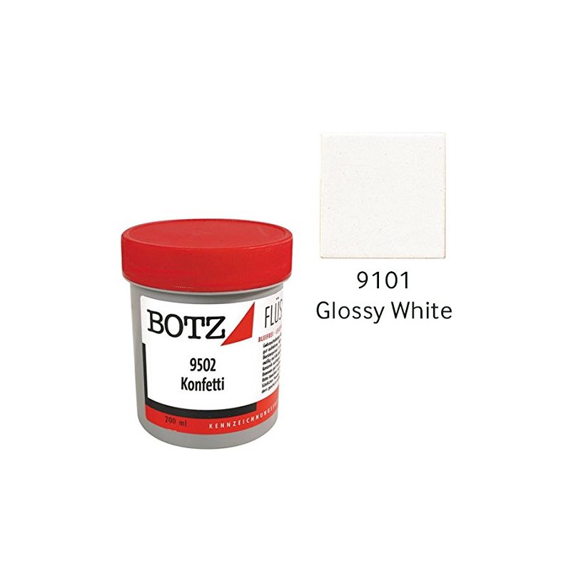 Botz Liquid Glaze 9101, White, 200 ml
