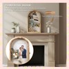 WLZGDFB Shadow Box Frame with Clear Acrylic Door, Removable Shelves