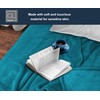 Comfort Lab Plush Flannel Bed Blanket - Soft, Lightweight, Fleece