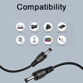 ENGFYADSY 5V 2A Power Supply Adapter, AC/DC Charger AC 100~240V to DC 5V 2A Power Adapter Wall Charger for TV Box, Camera, Speaker,Router & More DC 5V Devices