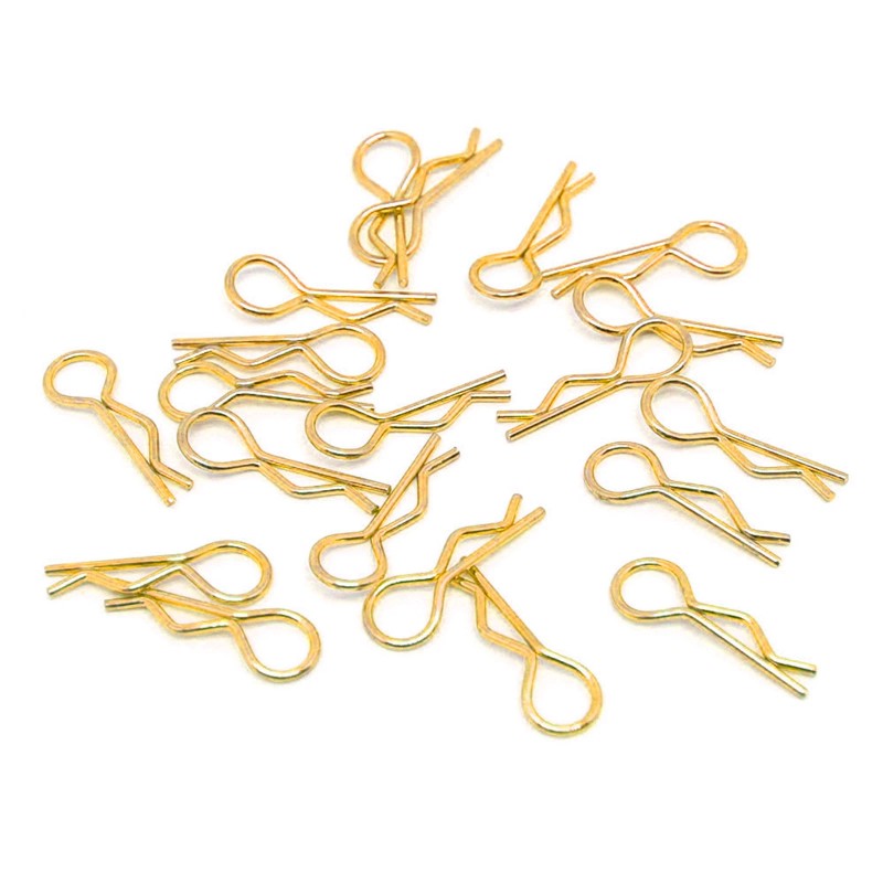 Universal 80x Durable Body Clips Body Pins For 1/10 RC