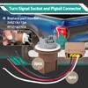 2 Sets Turn Signal Socket and Pigtail Connector Suitable for