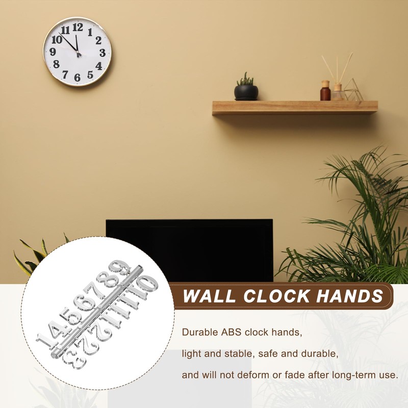 sourcing map 1 Set Clock Numbers, Arabic Clock Numbers Kit