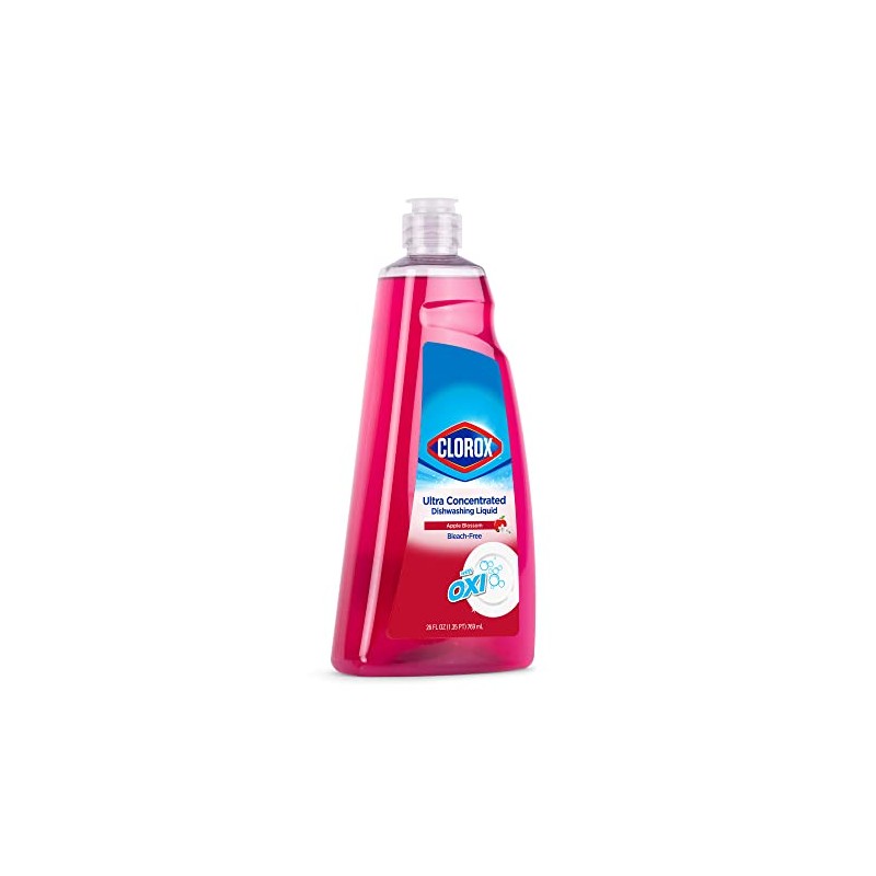 Clorox Ultra Concentrated Liquid Dish Soap with OXI, Apple Blossom