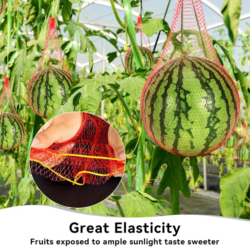 Melon Hammock Melon Nets, Watermelon Nets with Drawstring, Heavy Duty