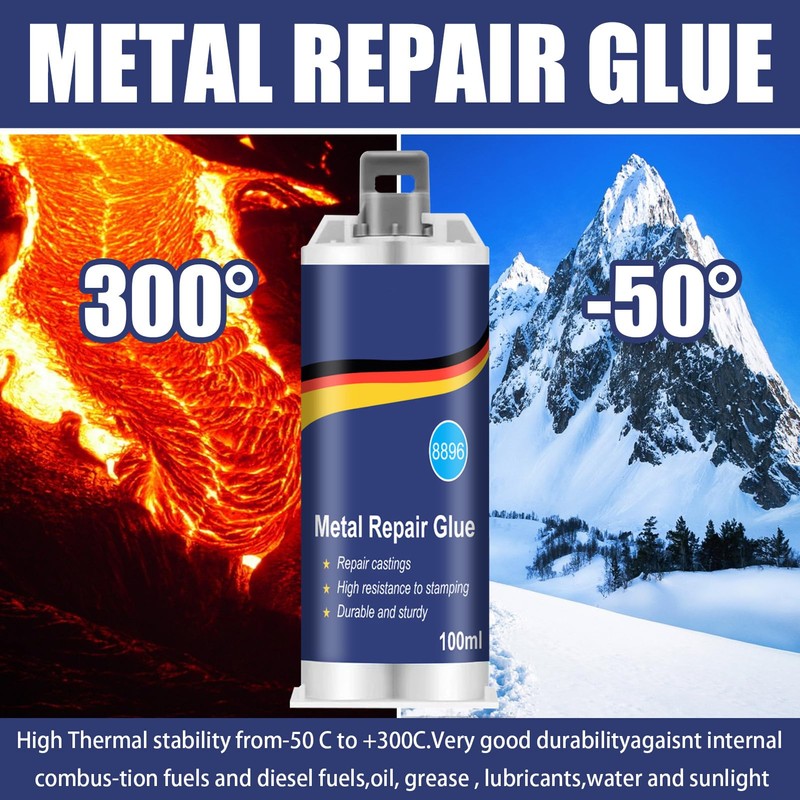 Ganbaro Metal Repair Glue, Casting Repair Glue, High Temperature Resistant