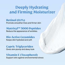 HYDRONOVA Anti-Aging Moisturizer Face Cream and Tighten and Lift Neck Cream - Facial Moisturizer for Women - Skin-Firming Wrinkle Formula with Retinol - PM Moisturizer for Face, Neck and Décolleté