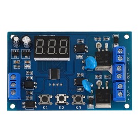 Programmable Delay Relay Module Dual Way Control Reverse Connection Protection Timer Relay for Car Buzzer DC 7‑30V