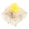 45Pcs Mechanical Keyboard Switches Waterproof Backlight Silent Linear Mechanical Key
