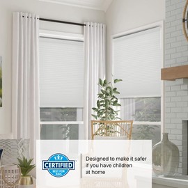 CHICOLOGY Cellular Shades, Window Blinds Cordless, Blinds for Windows, Window Shades for Home, Window Coverings, Cellular Blinds, Door Blinds, Evening Mist, 65" W X 64" H