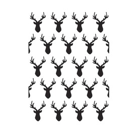 Darice Deer Heads, 4.25 x 5.75 inches Embossing Folder, Clear