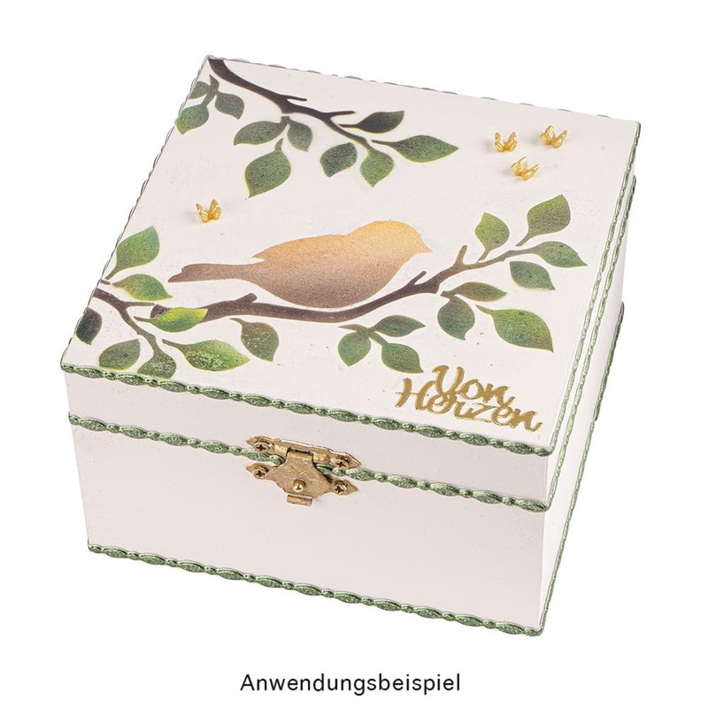 Ideen mit Herz | Wooden Boxes Set | Square |