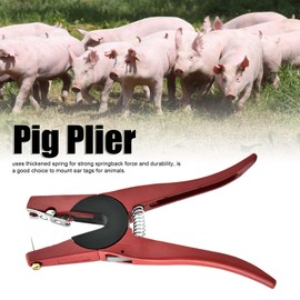 Ejoyous Ear tag pliers cattle, sheep, pigs - universal animal tag pliers with strong spring force and ergonomic handle - for goat sheep, cattle, pig - 1 piece, 24.5 x 6 x 2.2 cm