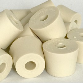 #6.5 Rubber Stopper with Hole - 2-Pack