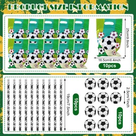 GAROMIA Pack of 50 Pencil Suit Football Eraser Football Slap Bracelets Football Gift Bag Football Bookmark Boy Football Party Bag Football Birthday for School Stationery