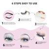 Oreola False Eyelashes, 10 Pairs, Russian Strip Lashes, D Curl