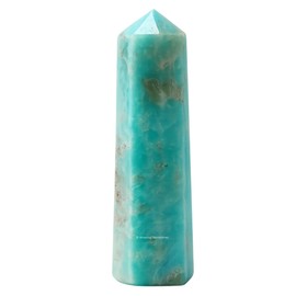Amazing Gemstone Caribbean Calcite Crystal Towers ~ Natural Healing Crystal Point Obelisk for Reiki Healing and Crystal Grid (3" to 4" INCH)