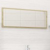 TREATLIFE HOME Enhance Bathroom Decor with Sonoma Oak Wall Mirror,