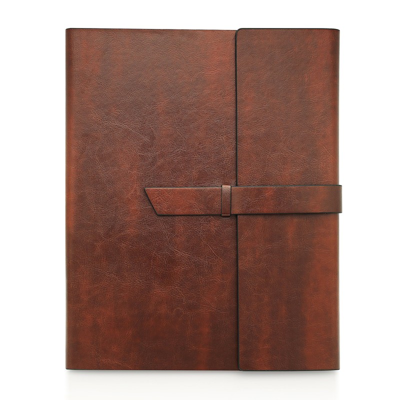 GALLAWAY LEATHER Padfolio Portfolio Folder – Slim Portfolio Folio Organizer