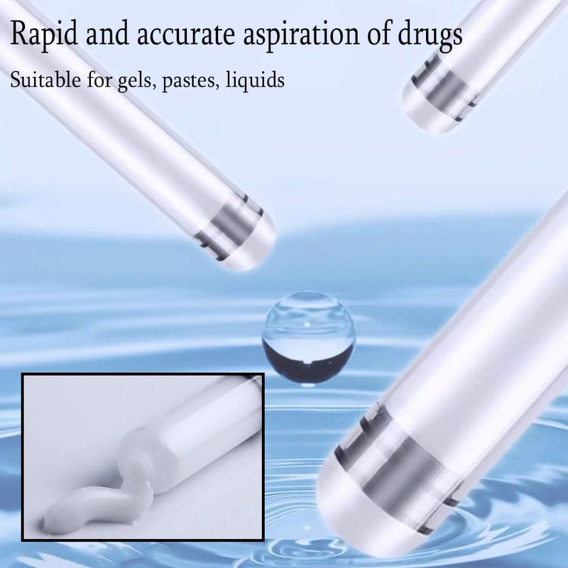 10 PCS Vaginal Applicators Disposable Suppository Applicator Individually Packing Lube