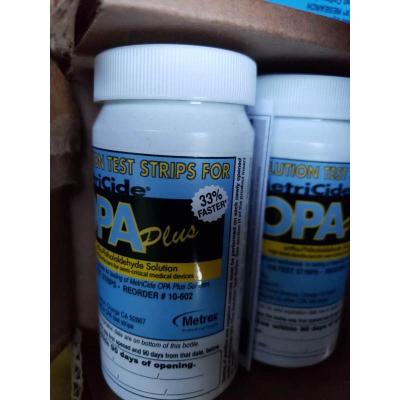 METREX QTY 2 BOX /200 METREX 10-602 TEST STRIPS FOR