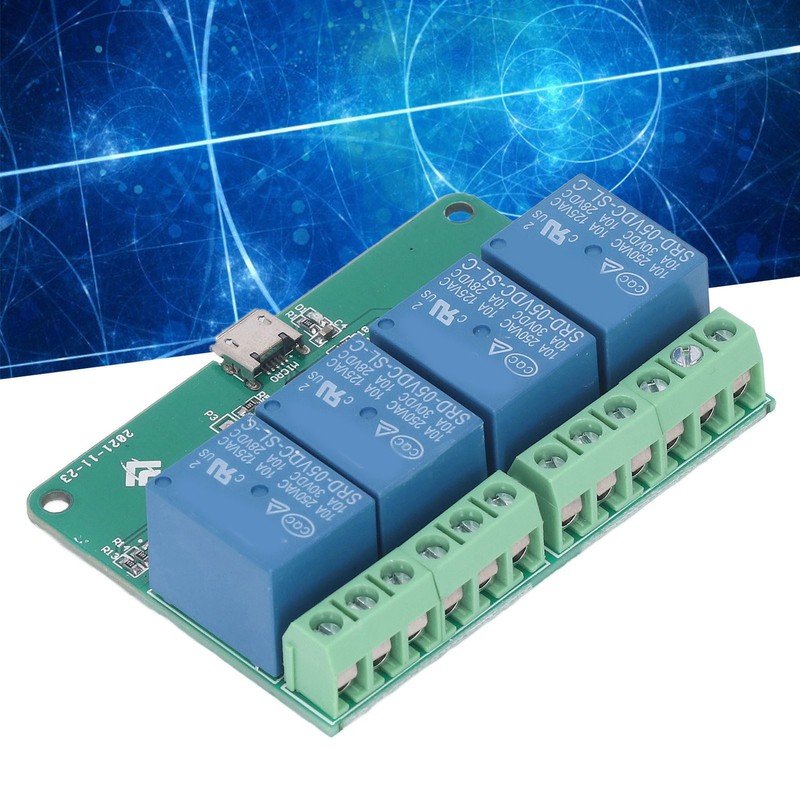 4 Channel Relay Module 5V for HID Drive Free USB