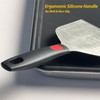 Vovoly Wide Griddle Scraper, 4.3“x4.3'' Smashed Burger Scraper Grill Scraper