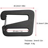 LUORNG 4PCS Open Hooks Quick Release Adjustable Buckle with 25mm