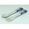 daiwato-i Kids Cutlery Purple 12.5 cm System Spoon & Fork Set