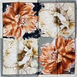 FAIRYGATE Ladies Scarf Sale 35.4 inch Large Satin Silk Feeling Formal Square Scarves Women Neck Head Hair Scarfs Wraps 90x90cm 28006