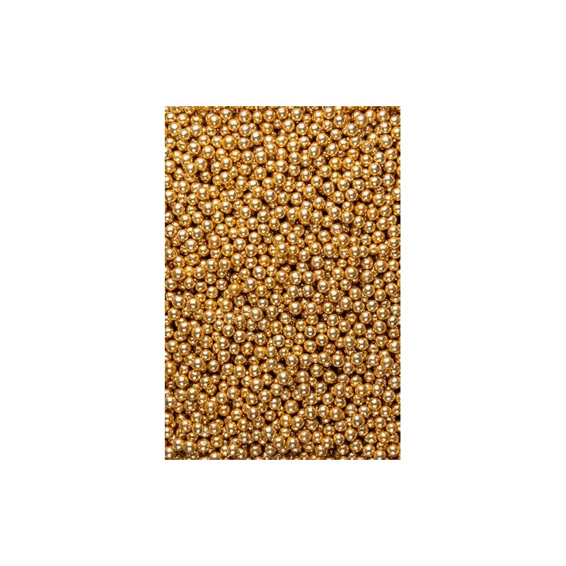 SPRINKLY - Metallic Pearls - Gold - 6mm - 30g