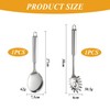 1 Noodle Spoon and 1 Rice Spoon, Stainless Steel Kitchenware,