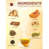 TeeLux Turmeric Chai Tea, Turmeric Tea with Licorice, Cinnamon, Ginger