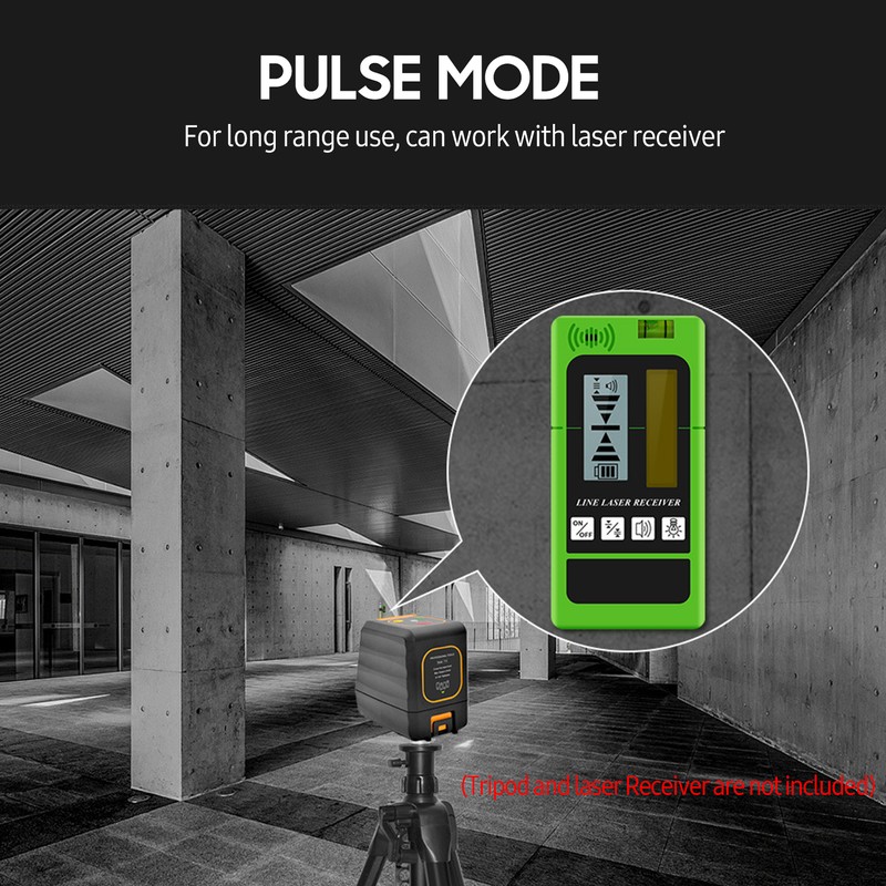 Cross Line Laser Level with Bracket 30M/ 98FT Self Leveling
